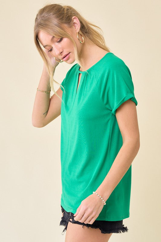 Kelly Cuff Sleeve Top - SALE
