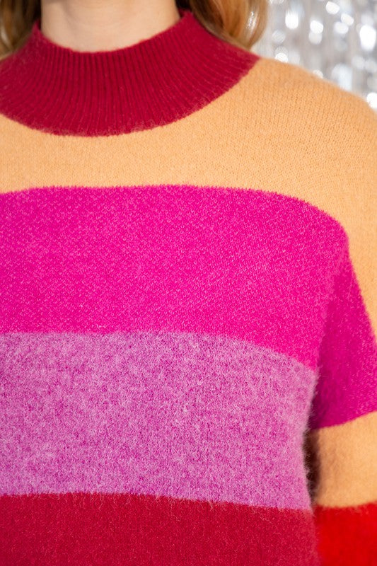 Bright Stripe Sweater