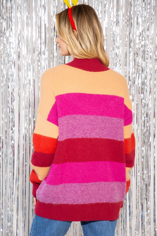 Bright Stripe Sweater