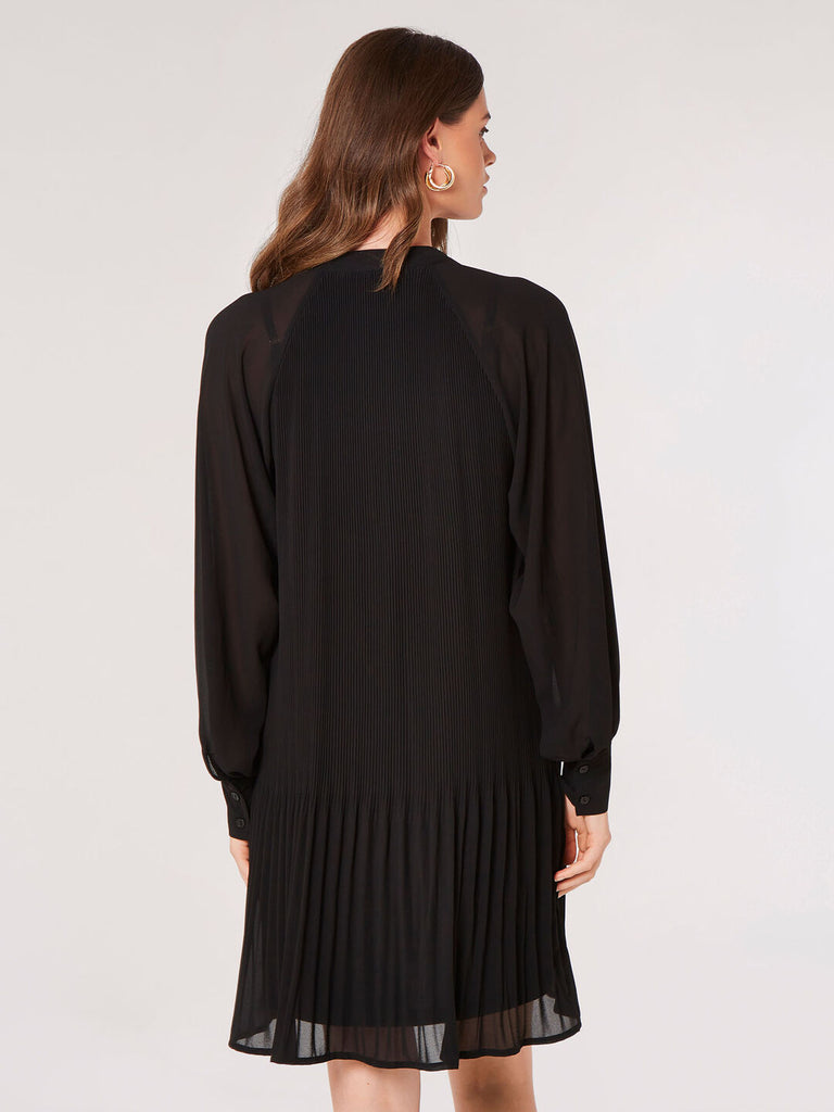 Plisse Chiffon Dress
