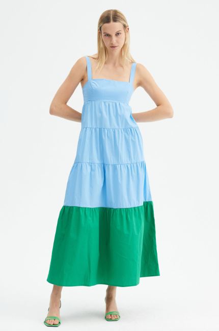 Two Tone Maxi Sun Dress - SALE
