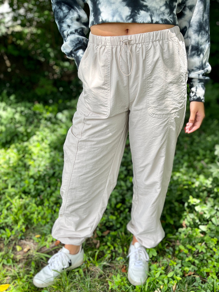 Nylon Parachute Pants