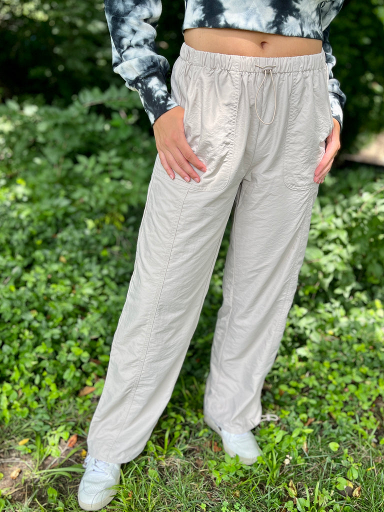 Nylon Parachute Pants