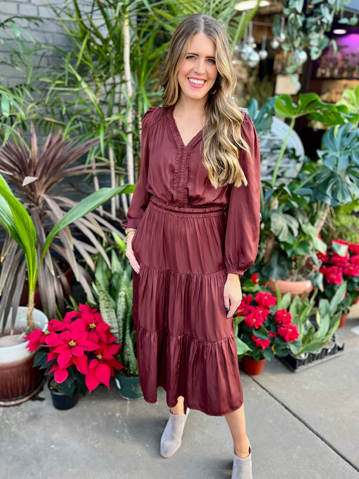 Mini Ruffled Maxi Dress