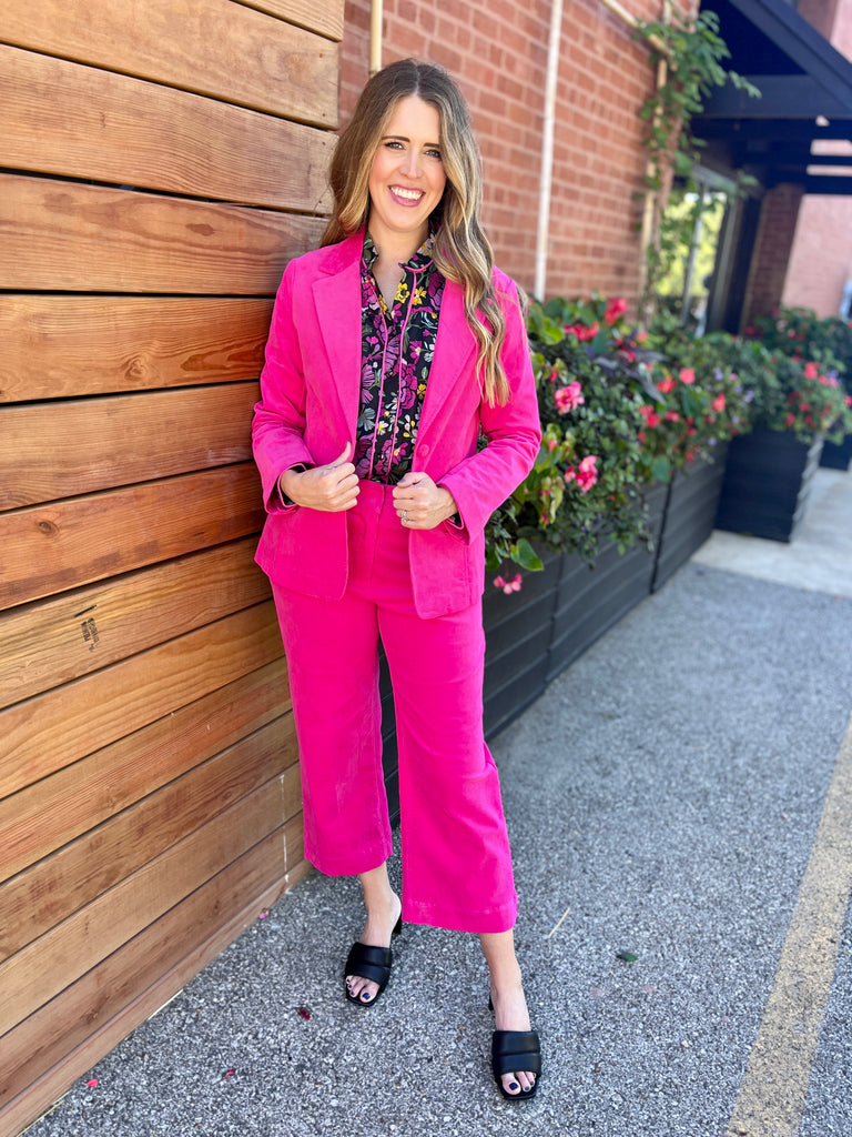 Berry Corduroy Pants