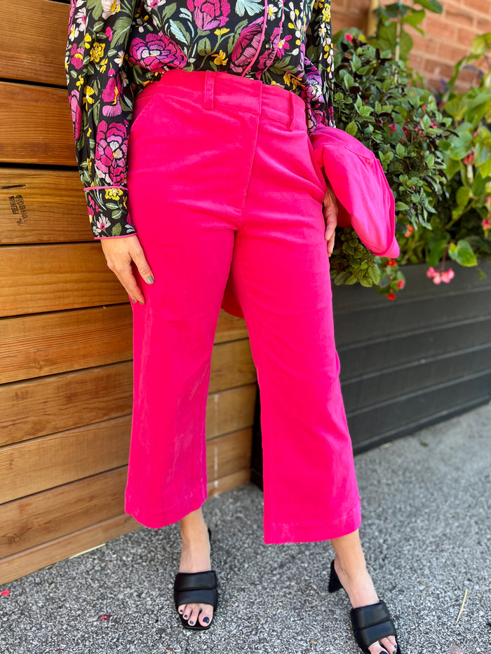 Berry Corduroy Pants