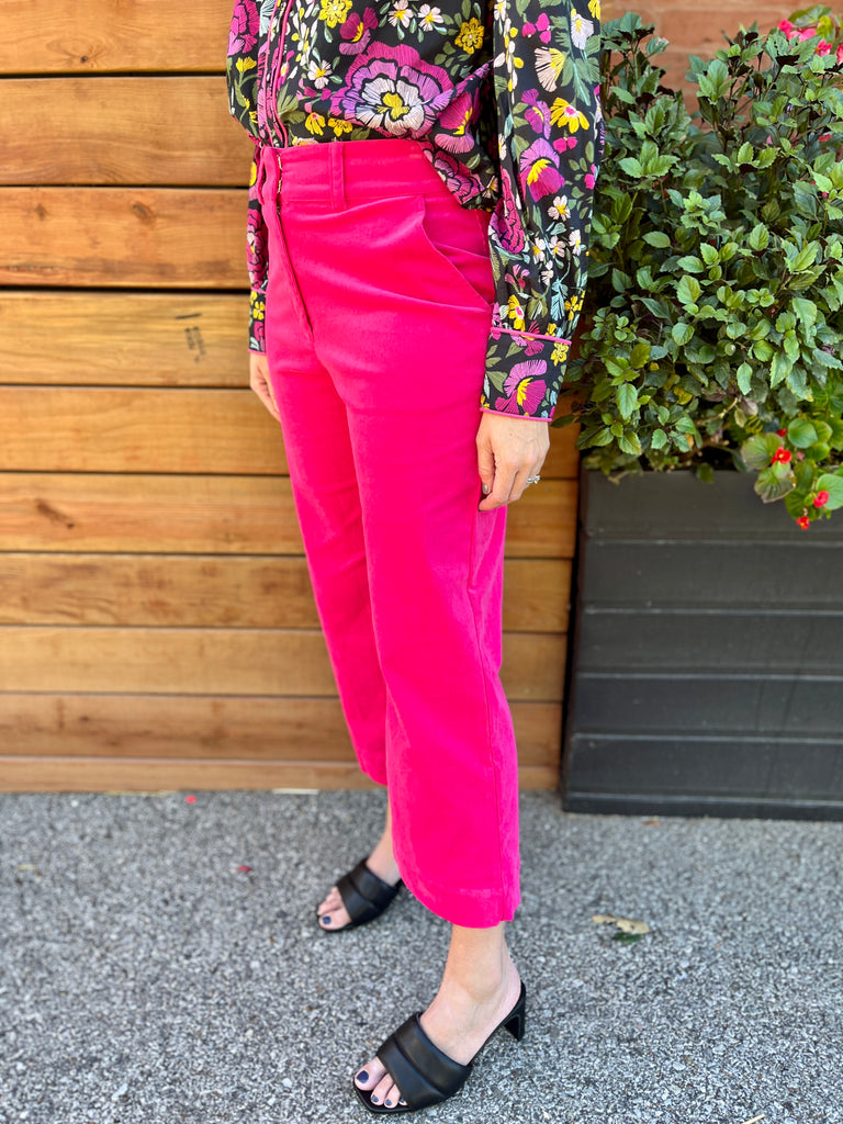 Berry Corduroy Pants