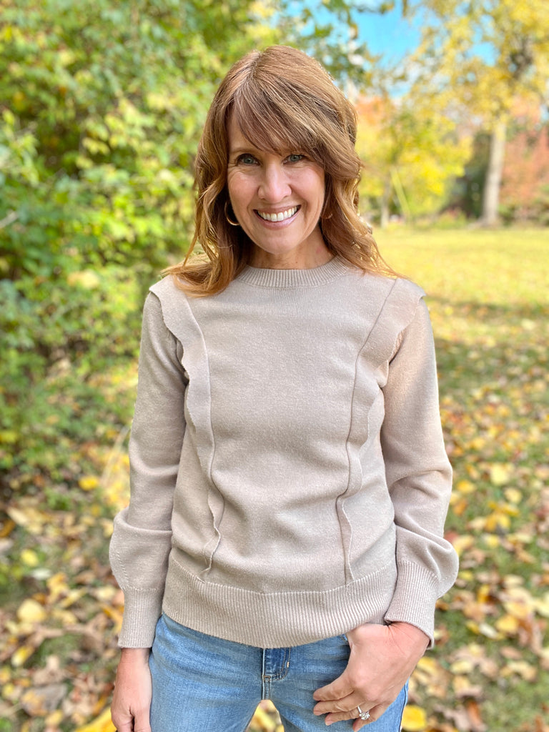 Scallop Edge Sweater