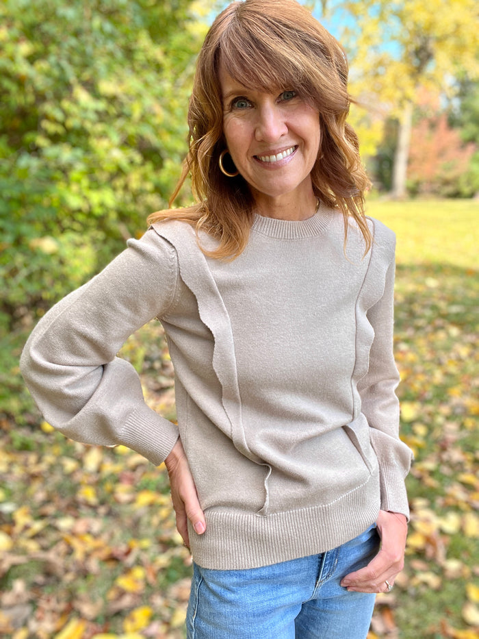Scallop Edge Sweater