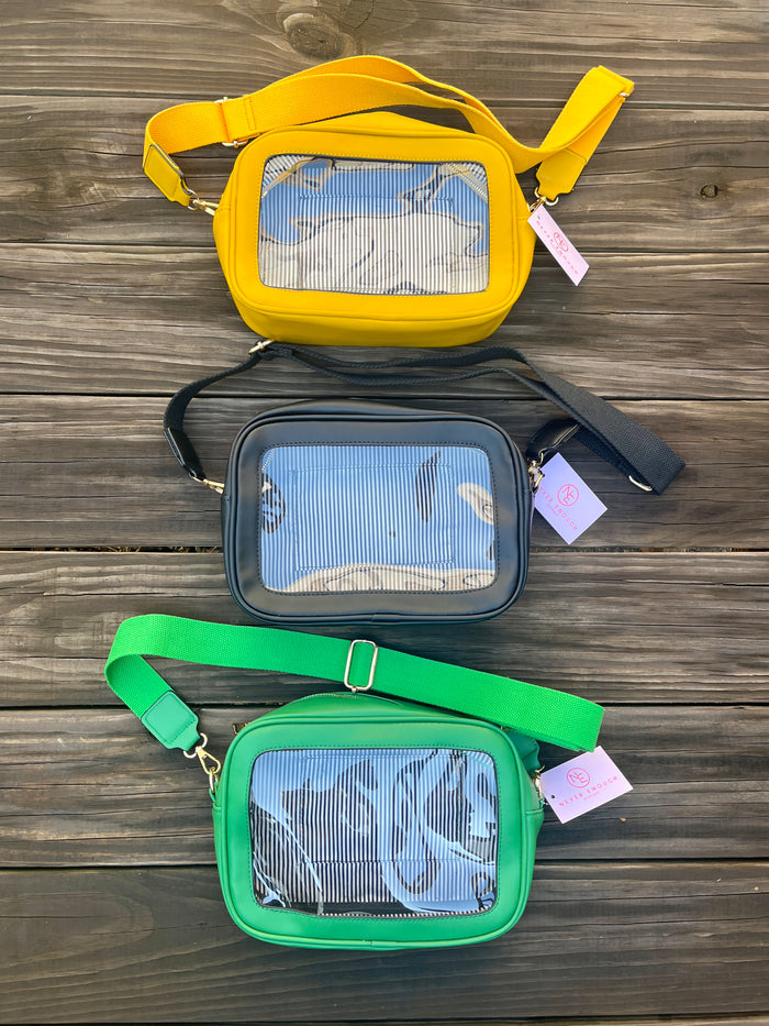 Clear Front Crossbody Bag