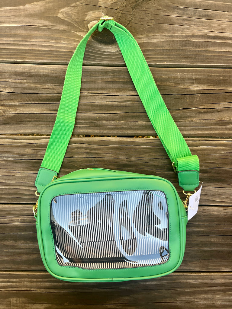 Clear Front Crossbody Bag