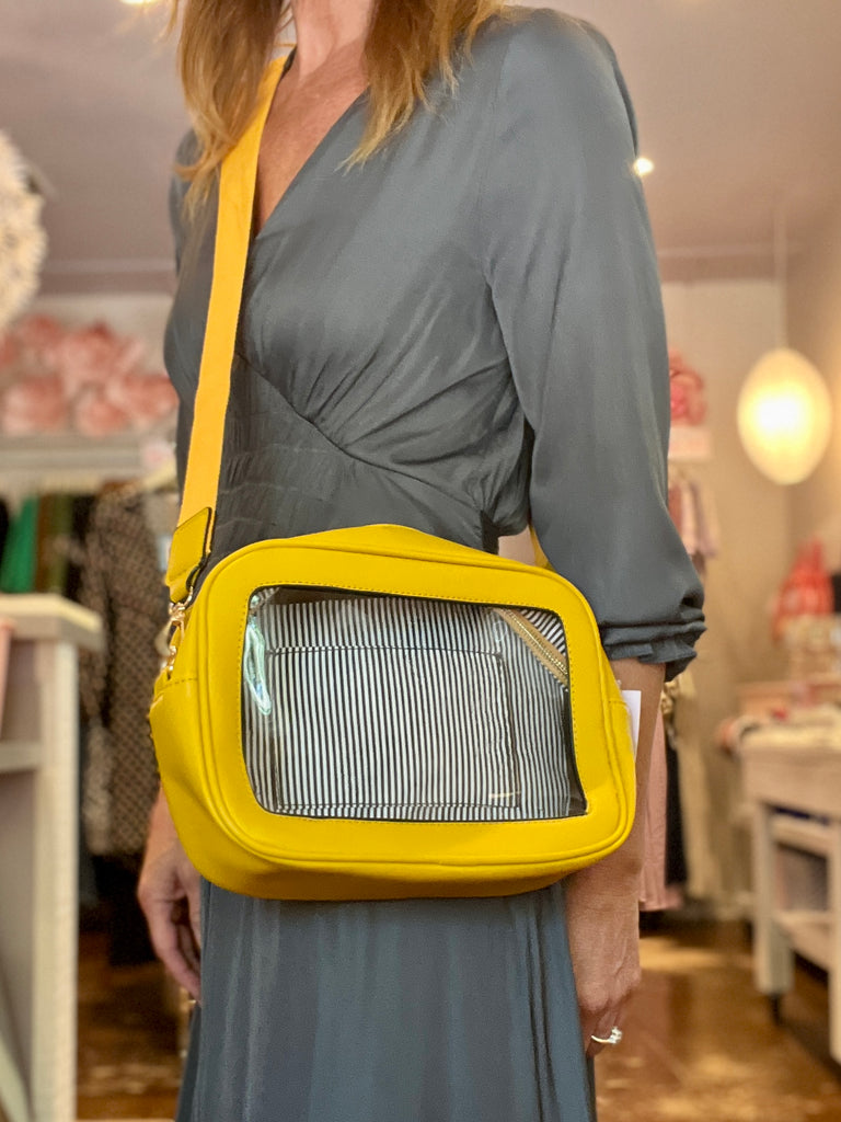 Clear Front Crossbody Bag