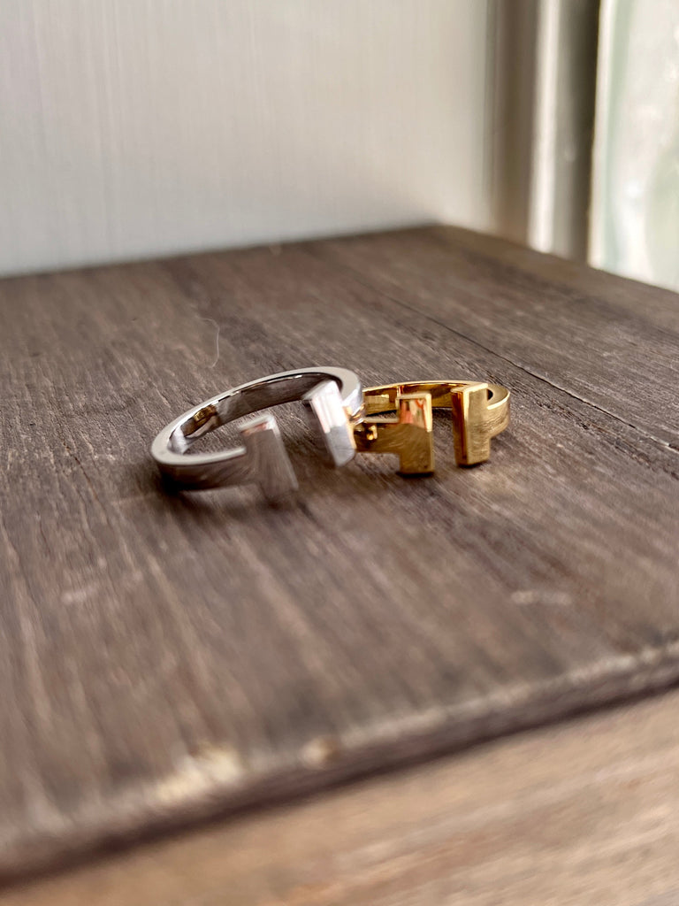 T-Bar Ring - Silver